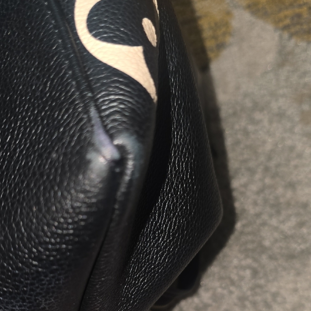 Authentic Louis Vuitton Grand Palais MM Bicolor Monogram Empreinte Leather - Picture 12 of 15